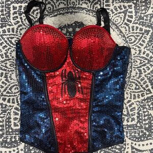 Spider-Man Sequin Corset